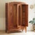 A three-door wardrobe made of solid oak, created during the transition from late Art Nouveau to early Art Deco, dating...