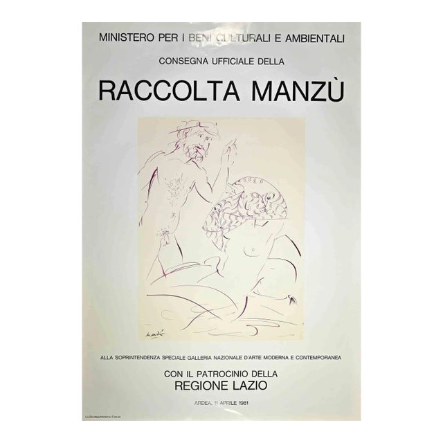 Giacomo Manzú, Manzu Collection, Vintage Offset Print, 1981 For Sale