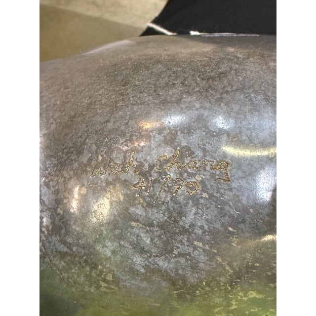 Bronze Wah Ming Chang Bronze Sculpture Limited Edition # Out Of90 Mother &Baby Elephant For Sale - Image 8 of 12