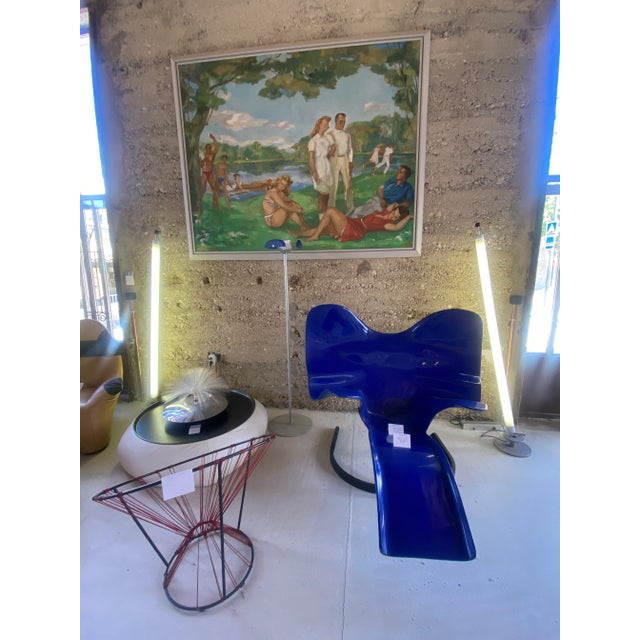 1980s Tube Floor Lamp from Christian Deuber, 1980s For Sale - Image 5 of 6