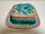 English Late 18th Century George Jones Majolica Sardine Rectangular Dish and Underplate For Sale - Image 3 of 3