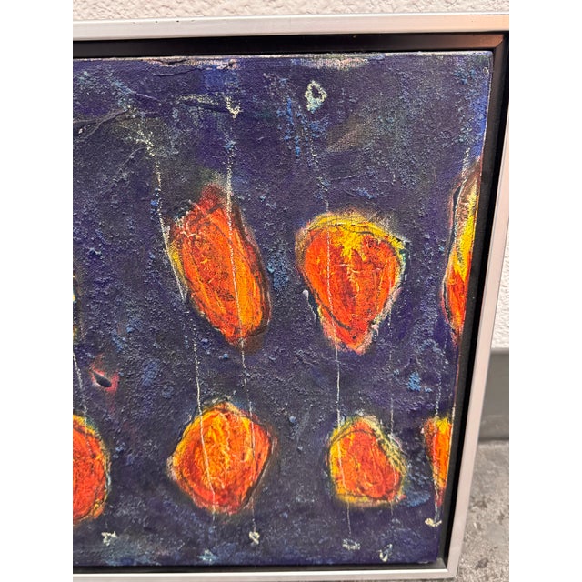 Andrew Acquadro “Moonlit Pumpkins” Original Painting, Framed For Sale - Image 4 of 12