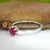 Rubellite Tourmaline Ring With Earth Mined Diamonds: Solid 14k Gold,, Size 6.75 For Sale - Image 9 of 9