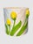 Vintage Ceramic Planter with Embossed Hand-Painted Tulips Celebrate spring year-round with this charming white ceramic...