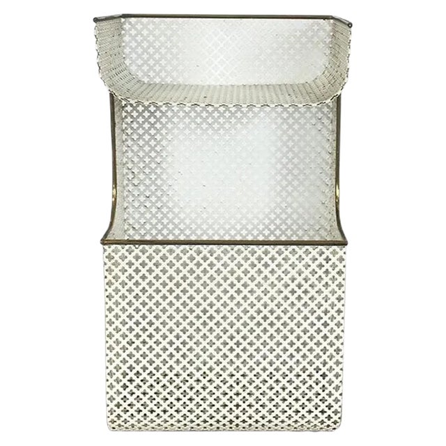 Metal and Brass Storage Box, France, 1960s For Sale