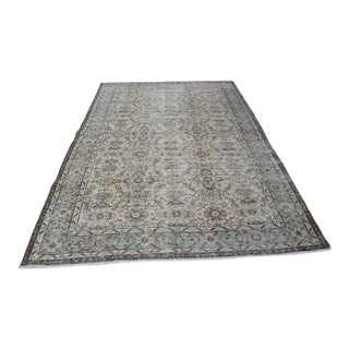 1960s Home Decor Vintage Floor Area Rug For Sale