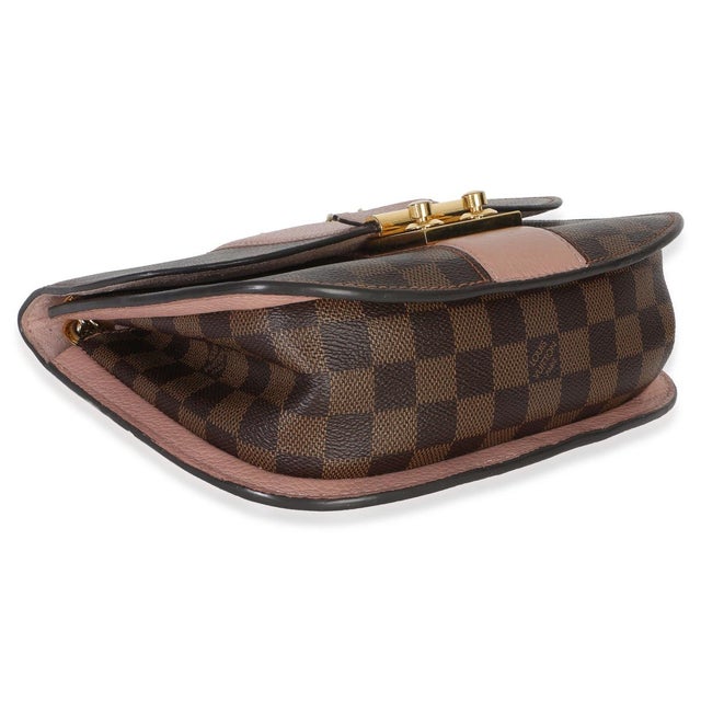 Magnolia Damier Ebene Cuir Taurillon Wight Chain Bag For Sale In New York - Image 6 of 9