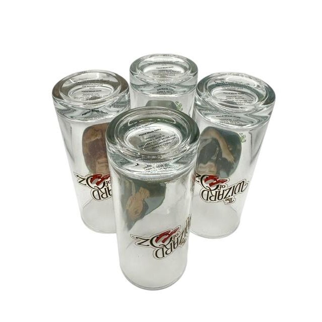 Hollywood Regency Vintage Glass Tumblers Featuring 'The Wizard of Oz' Characters by Vandor - A Set of 4 For Sale - Image 3 of 15