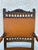 Spanish Renaissance Revival Leather Armchair, Early 20th Century For Sale - Image 10 of 10