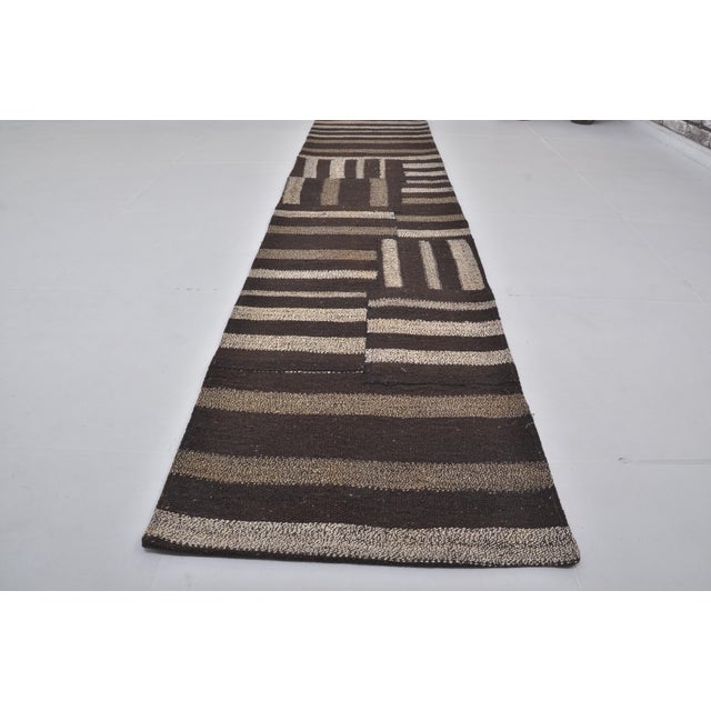 Handwoven Anatolian Vintage Runner Rug For Sale - Image 4 of 9
