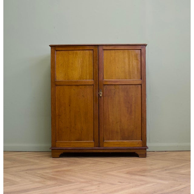 Antique Edwardian Compact Wardrobe, 1910s For Sale - Image 12 of 12