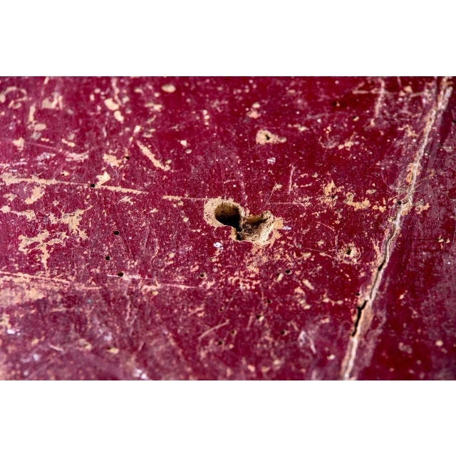 English Early 20th Century Side Table With Original Paint For Sale - Image 3 of 11