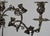 Silver Art Nouveau Four-Arm Silver Plate Epergne Candelabra With Engraved Glass Bowl For Sale - Image 8 of 11