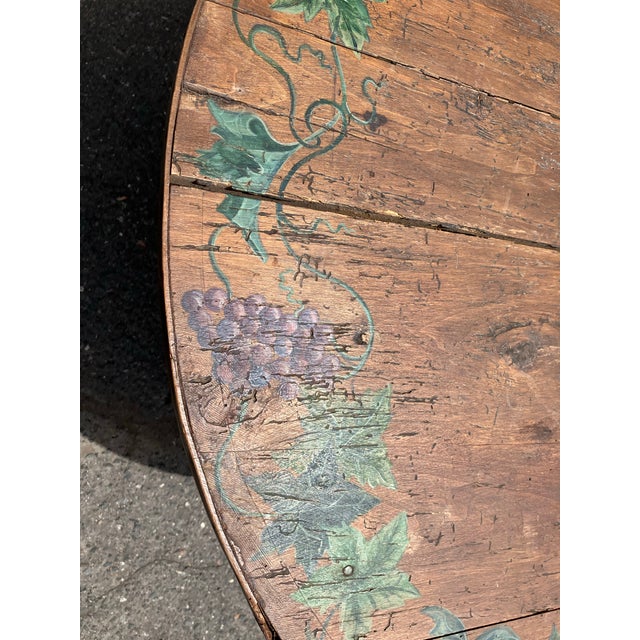 Brown Antique French Wine Tasting Table For Sale - Image 8 of 11