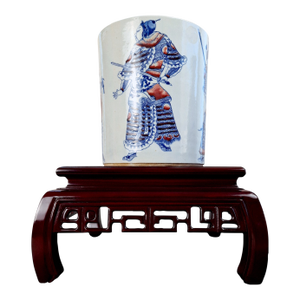 Chinese Warriors Porcelain Bitong