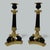 Victorian Antique Pair French Ormolu Bronze Dore Victorian Candlesticks Candelabra 19th Ct For Sale - Image 3 of 11