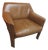 Cassina Mario Bellini Cab Lounge Chair in Brown Leather For Sale