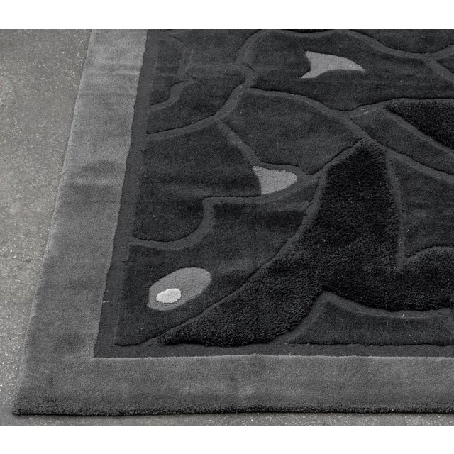 Modern Abstract Design Carpet, 7' 10" L X 6' 5" For Sale - Image 4 of 5