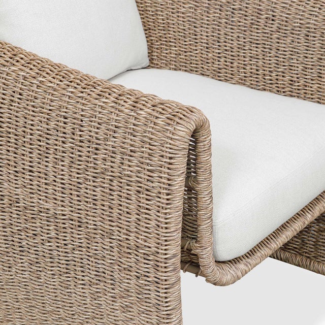 2020s Tropic Golden Flax Outdoor Lounge Chair For Sale - Image 5 of 15