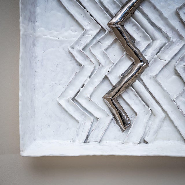 White Ulisse Pagliari (Xx), Pair of Wall Objects, Italy, Dated 1967 For Sale - Image 8 of 13