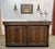 Bar Counter in Oak with Zinc and White Marble For Sale - Image 18 of 18