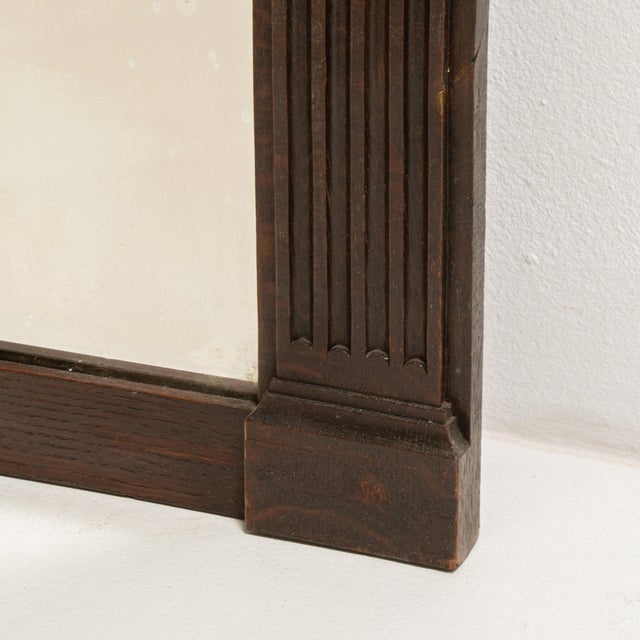 19th Century France Brown Wood Full-length & Floor Mirrors For Sale In Greensboro - Image 6 of 10