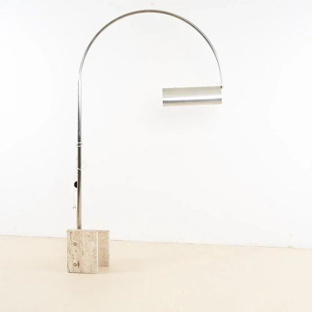 Arched Lamp attributed to Giuliano Cesari and Enrico Panzeri for Nucleo, 1970s For Sale - Image 12 of 12
