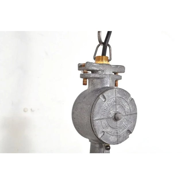 1950s Vintage Industrial Ceiling Light, 1950s For Sale - Image 5 of 10
