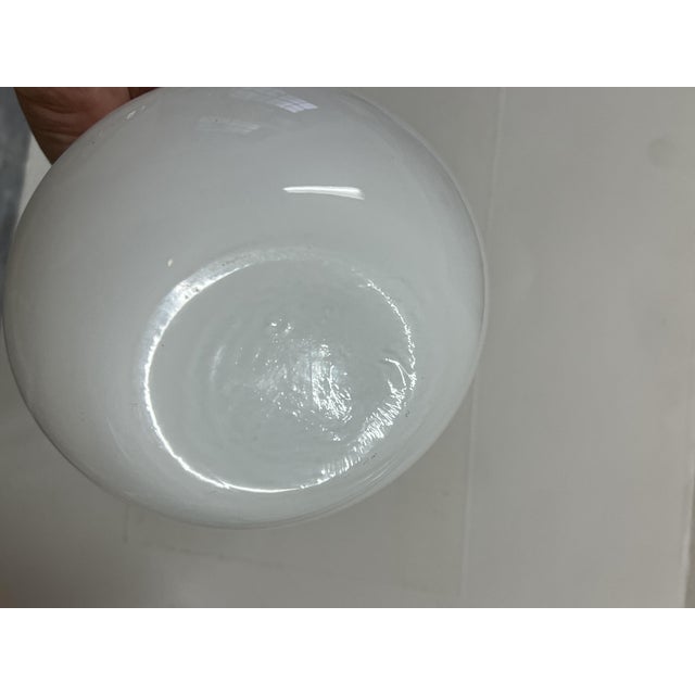 Vintage Opaque Glass Vase, 1970s For Sale - Image 4 of 9