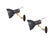 Mid-Century Adjustable Wall Lamps in Black Painted Aluminum and Brass, 1950s, Set of 2 For Sale - Image 10 of 13
