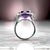 Natural Amethyst Diamond Ring Size 6.5, 14k Gold 8.83 TCW Certified For Sale - Image 10 of 11