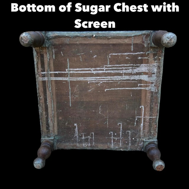 Antique Sugar Chest Southeastern Tennessee, Circa 1800-Mid 1800’s For Sale In Dallas - Image 6 of 12