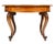 Italian Inlaid Round Center Table. Table features a round, banded top expertly executed in marquetry and parquetry....
