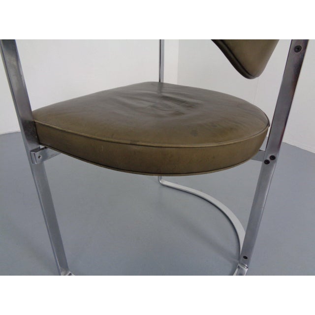 Model 6911 Armchair in Leather by Horst Brüning for Kill International, Germany, 1968 For Sale - Image 14 of 15