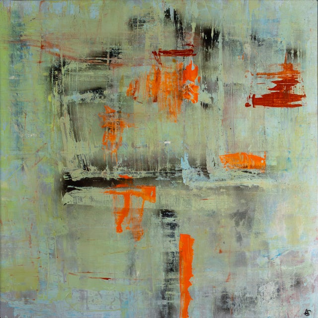 Early 21st Century Anna Snijder, Happiness Is an Inside Job I, Acrylic on Canvas For Sale - Image 5 of 5