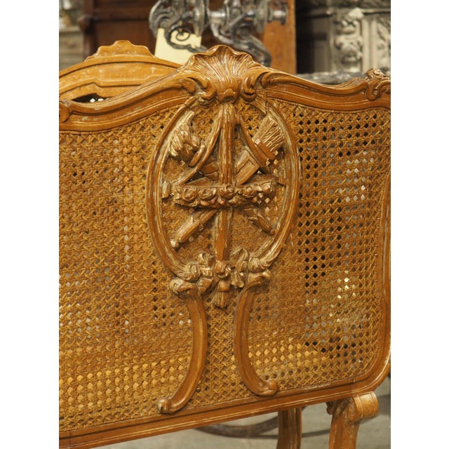 Early 1900s French Caned Louis XVI Style Porte-Revues Music Sheet Holder For Sale In Dallas - Image 6 of 18
