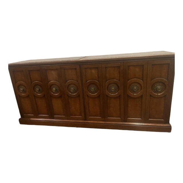 Henredon Credenza With Marble Top – Mid-Century Modern For Sale