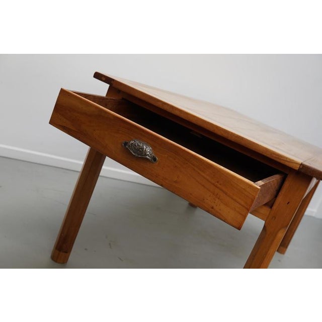 Antique 19th Century French Cherry Farmhouse Dining Table For Sale - Image 16 of 18