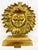 Vintage Brass Sun Face Door Stopper, 1970s For Sale - Image 10 of 12