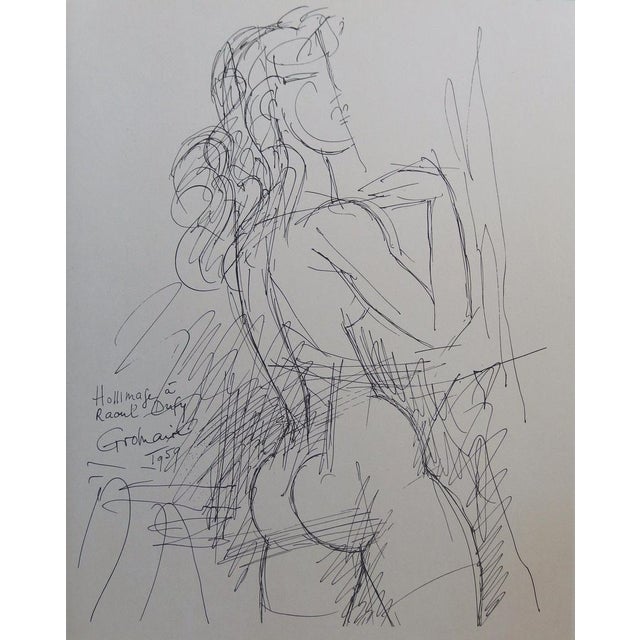 Marcel Gromaire, Modèle de profil, Nude, Lithograph For Sale - Image 4 of 4