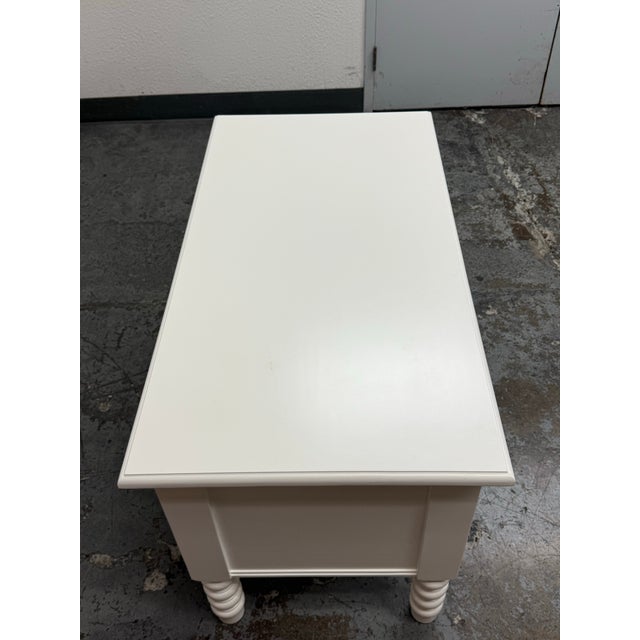 The Beautiful Bed Company Ivy Spindle Desk, Snow For Sale In San Francisco - Image 6 of 12