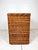 Vintage Woven Rattan Wicker Campaign Dresser For Sale - Image 10 of 12
