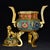 Mid 20th Century Vintage Cloisonne Enamel Incense Burner – 11.8" Gilt Lion Censer With Hexagonal Body For Sale - Image 5 of 9