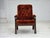 Wood Danish Lounge Chair in Velour and Bent Oak, 1970s For Sale - Image 7 of 18