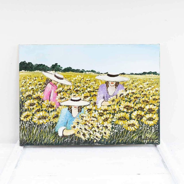 Costanza Mantovani, Field of Flowers, 2007, Oil on Canvas For Sale - Image 9 of 9