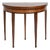 Half Moon Console Table in Wood For Sale