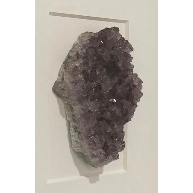 Contemporary Pheromone by Christopher Marley Amethyst Framed Mineral Specimen For Sale - Image 3 of 4
