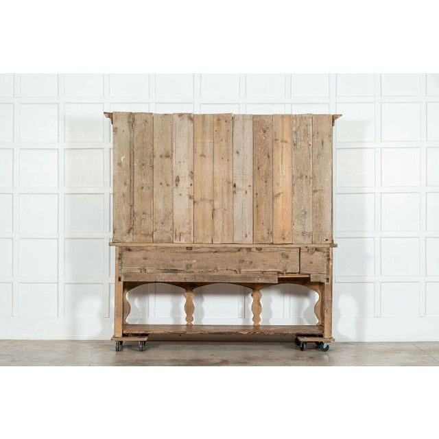 Large 19th Century Irish Pine Potboard Dresser, 1860s For Sale - Image 15 of 16