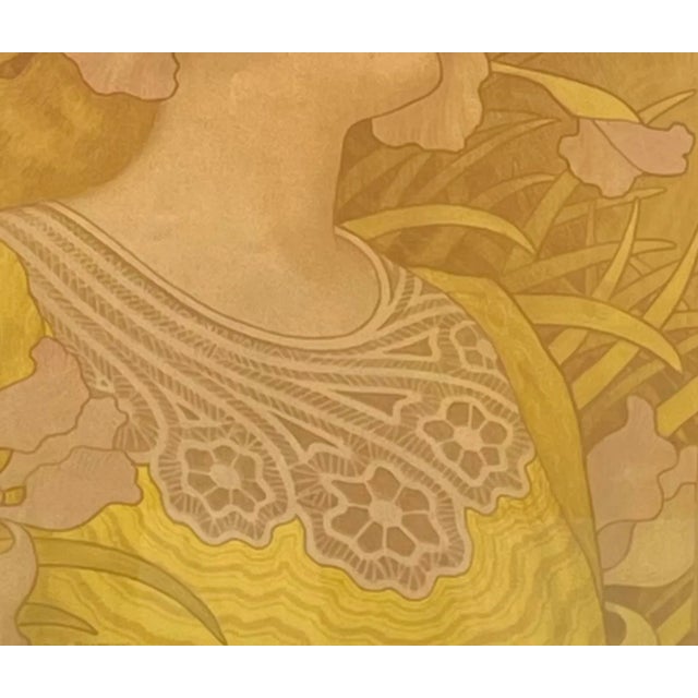 Late 19th Century Sarah Bernhardt as "La Princesse Lointaine" by Paul Berthon For Sale - Image 5 of 7