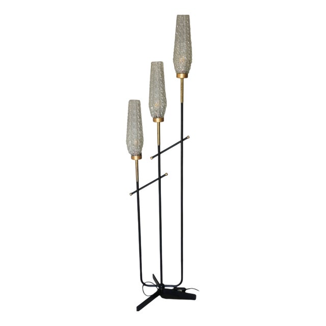 Vintage French Floor Lamp from Arlus, 1950s For Sale